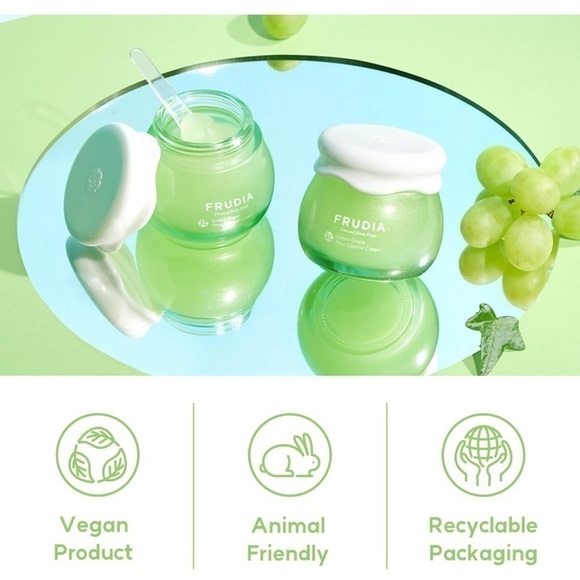 FRUDIA Grape Pore Control Cream Moisturizer Cream Korean Skincare 0.33 fl oz NWT - Picture 9 of 13